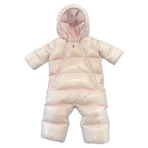 Ralph Lauren Unisex Down Bunting Baby 9 Month Pink